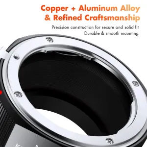 K&F Concept Adaptér K&F Nikon na Sony pre Nikon AI F Mount Lens na E NEX Mount... 23789