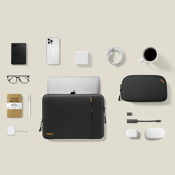 tomtoc Sleeve Kit - 14" MacBook Pro, čierna TOM-A13D2D1GP