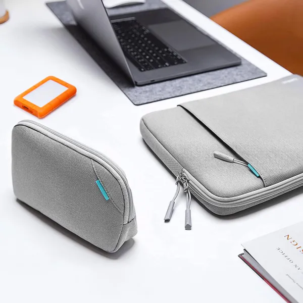 NoName tomtoc Sleeve Kit - 14" MacBook Pro, šedá