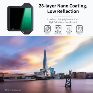 K&F Concept Špičkový systém štvorcovej konzoly K&F, so vstavaným 95 mm CPL, s... 23672
