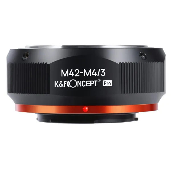 K&F Concept Vysoko presný adaptér objektívu K&F M42-M4/3 PRO (oranžový) Adaptér... 23788
