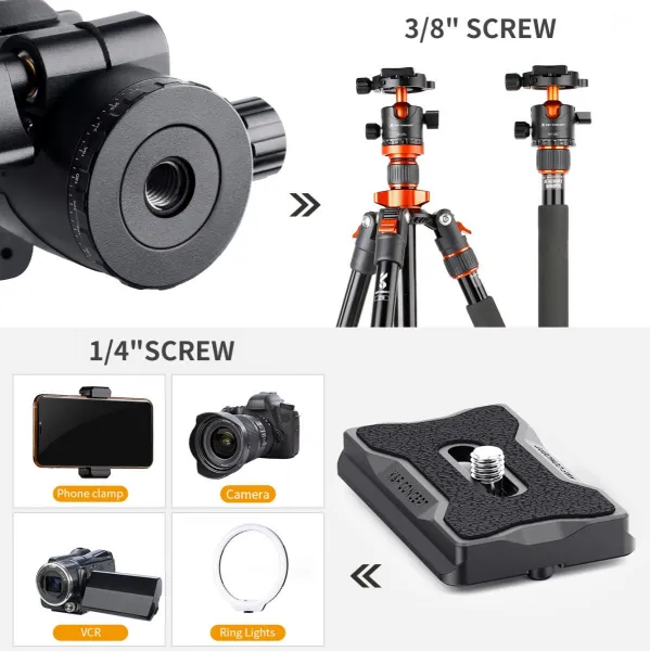 K&F Concept Profesionálna guľová hlava statívu s kapacitou 10 kg KF31-023V3 22917