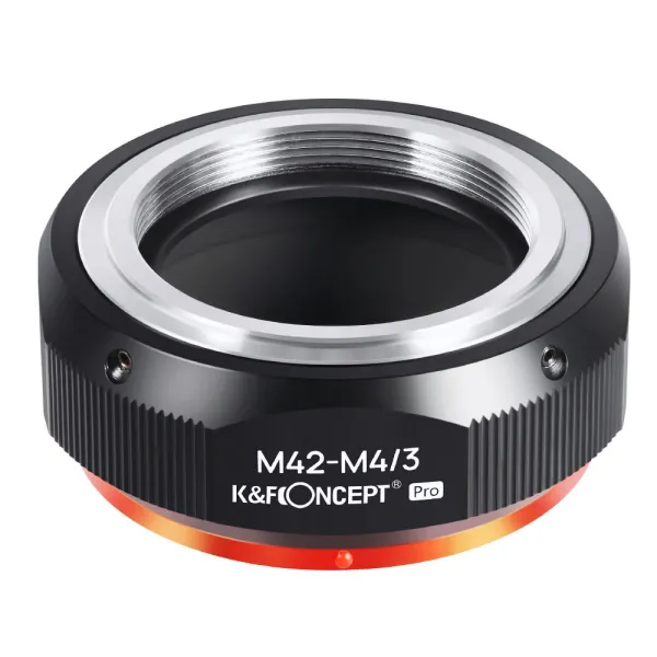 K&F Concept Vysoko presný adaptér objektívu K&F M42-M4/3 PRO (oranžový) Adaptér... 23788