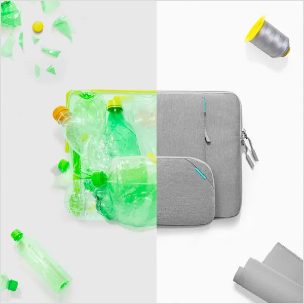 NoName tomtoc Sleeve Kit - 14" MacBook Pro, šedá
