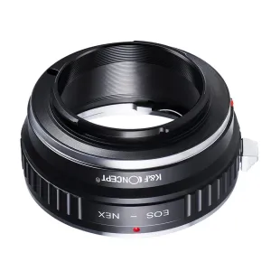 K&F Concept Adaptér objektívu K&F Objektív Canon EOS na držiak Sony Alpha Nex E-Mount 22901
