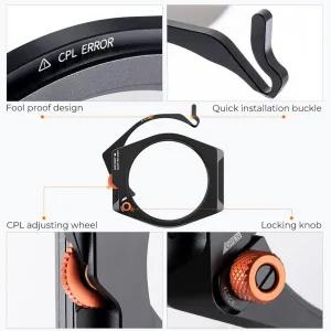 K&F Concept Špičkový systém štvorcovej konzoly K&F KF so vstavaným 95 mm CPL, Nano X... 28576
