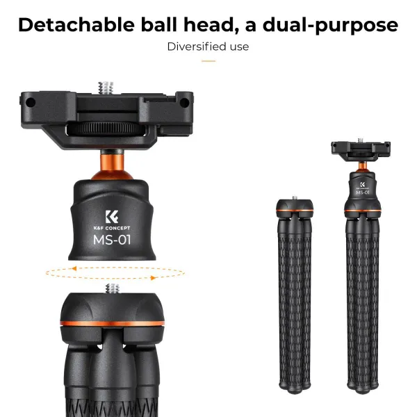 K&F Concept Mini statív K&F s ovládaním Bluetooth 30860