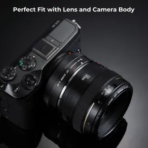 K&F Concept Elektronické automatické zaostrovanie K&F bajonet Canon EF/EF-S na EOS M s... 28341