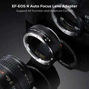 K&F Concept Elektronické automatické zaostrovanie K&F bajonet Canon EF/EF-S na EOS R s... 28339