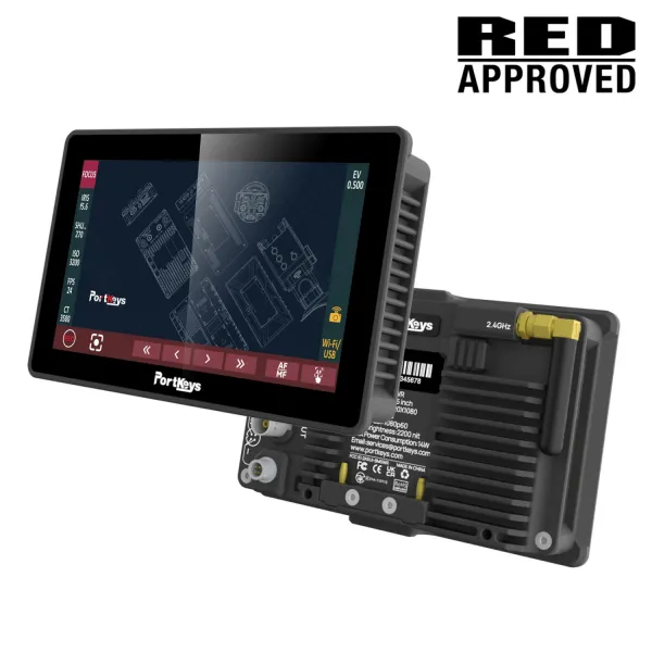 PortKeys Monitor BM5 WR 5,5“ s bezdrôtovým ovládaním RED KOMODO 16791