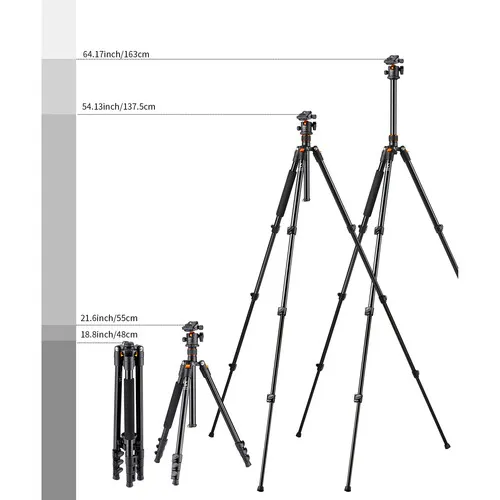 K&F Concept SA234 DSLR fotoaparát statív s guľovou hlavou KF-28 22872