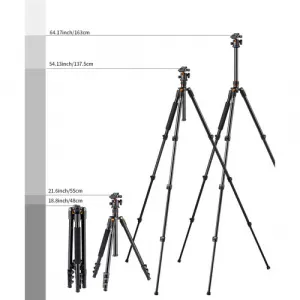 K&F Concept SA234 DSLR fotoaparát statív s guľovou hlavou KF-28 22872