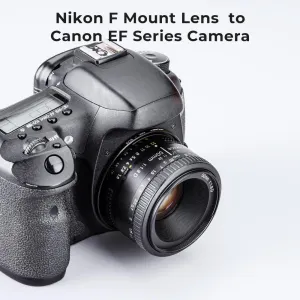 K&F Concept Objektív K&F Nikon F/AF AI AI-S na adaptér objektívu fotoaparátu Canon EOS... 22900