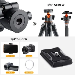 K&F Concept K&F Profesionálna 35 mm kovová statívová guľová hlava otočná panoramatická... 22912