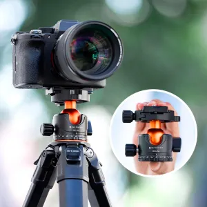 K&F Concept K&F Profesionálna 35 mm kovová statívová guľová hlava otočná panoramatická... 22912