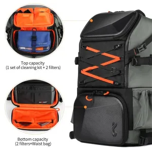 K&F Concept transportná bedrová taška na fotoaparát vodeodolná bočná taška batoh na... 17159