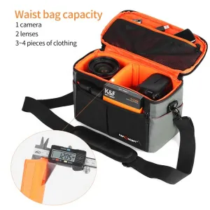 K&F Concept transportná bedrová taška na fotoaparát vodeodolná bočná taška batoh na... 17159