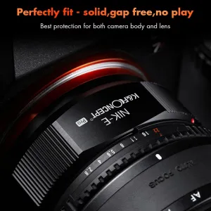K&F Concept Adaptér K&F Nikon na Sony pre Nikon AI F Mount Lens na E NEX Mount... 23789