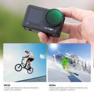 K&F Concept Sada filtrov K&F DJI Osmo Action 4 ND ND8+ND16+ND32+ND64, 4 sady, optické... 30862