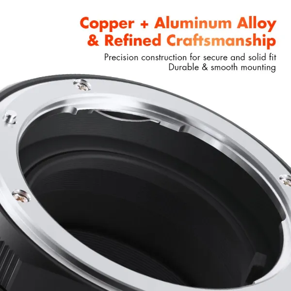 K&F Concept K&F G Mount F/AI/G Objektív na E-Mount/NEX adaptér na upevnenie tela... 23790