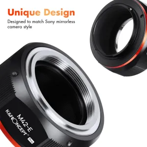 K&F Concept Objektív K&F M42 k fotoaparátu Sony NEX E-Mount pre Sony Alpha NEX-7 NEX-6... 23793