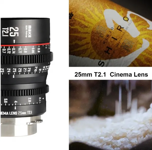 Meike 25 mm T2.1 Super35 Prime Cine Lens (PL) 19079