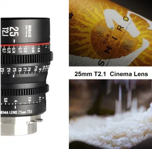 Meike 25 mm T2.1 Super35 Prime Cine Lens (PL) 19079
