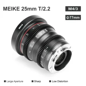 Meike Cine Lens 25 mm T2.2 pre MFT 15022