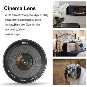 Meike Cine Lens 50 mm T2.2 pre Fujifilm X Mount 15030