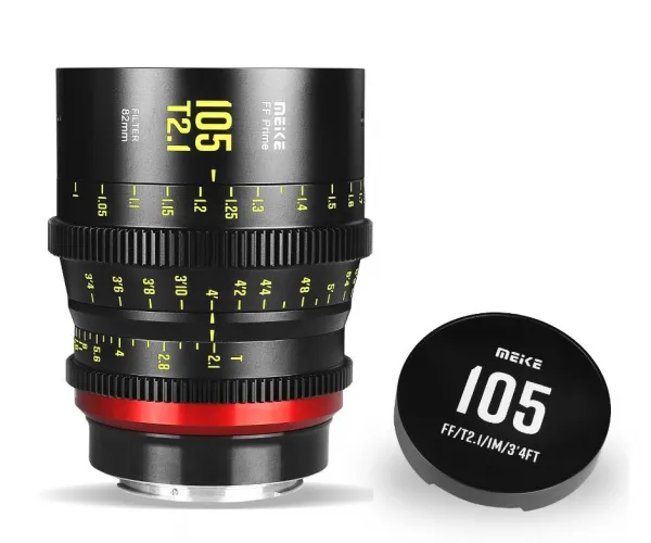 Meike Objektív FF-Prime Cine 105 mm T2.1 (bajonet E, stopy/metre) 19078