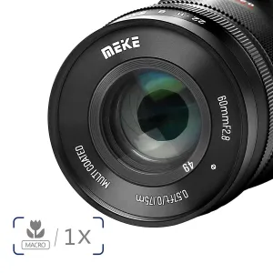 Meike 60 mm f/2,8 APS-C MF Macro Prime Lens (RF) 21521