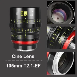 Meike Objektív FF-Prime Cine 105 mm T2.1 (bajonet E, stopy/metre) 19078