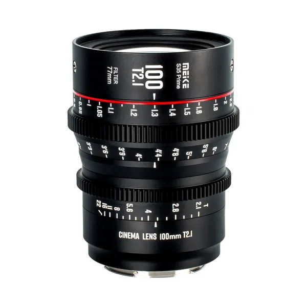 Meike Prime 100 mm T2.1 Cine Lens pre Super 35 Frame Cinema Camera System EF Mount 21947