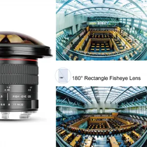 Meike 8 mm f/3,5 ultraširokouhlý objektív Fisheye pre všetky Canon EOS EF Mount 21945