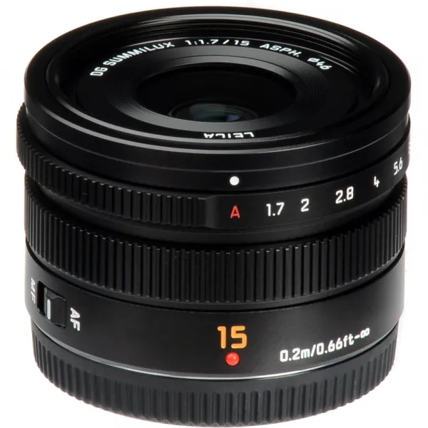 Panasonic Leica DG Summilux 15mm/F1,7 (čierna) 12039