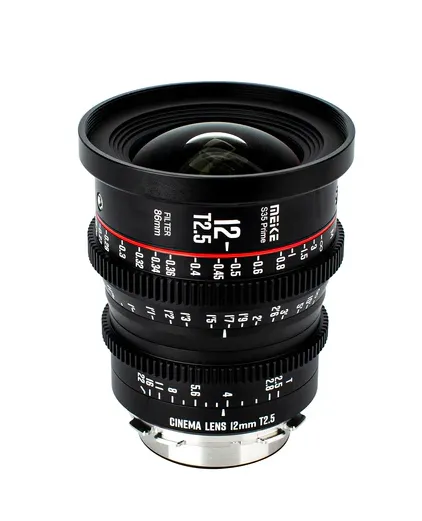 Meike Prvotriedny 12 mm filmový objektív T2,5 pre filmový kamerový systém Super 35... 28030