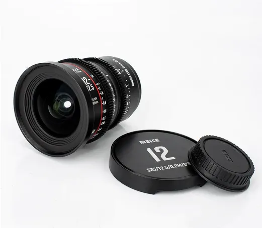 Meike Prvotriedny 12 mm filmový objektív T2,5 pre filmový kamerový systém Super 35... 28030