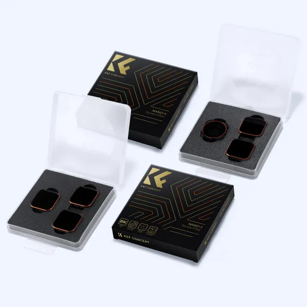 K&F Concept Filter akčnej kamery (CPL,ND8,ND16,ND32,ND64,ND1000) šesťdielna sada 31132