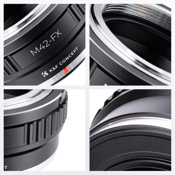 K&F Concept VYSOKO PRESNÝ DRŽÁK ADAPTÉRA OBJEKTOV, M42-FX 31185