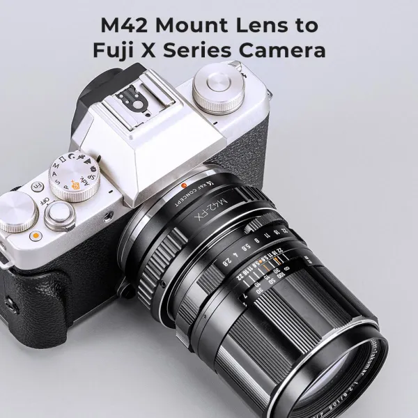 K&F Concept VYSOKO PRESNÝ DRŽÁK ADAPTÉRA OBJEKTOV, M42-FX 31185