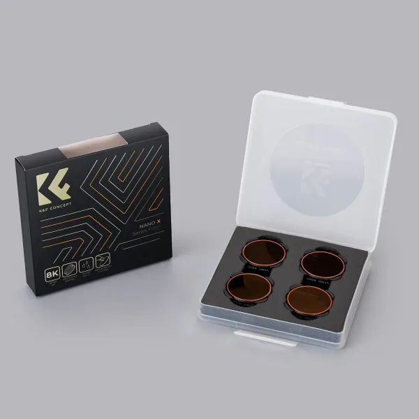 K&F Concept Sada filtrov akčnej kamery 4ks HD (ND8/PL+ND16/PL+ND32/PL+ND64/PL) s... 31150