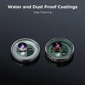 K&F Concept CPL filter, HD, antireflexná zelená vrstva, vodotesný a odolný proti poškriabaniu na One S 31148