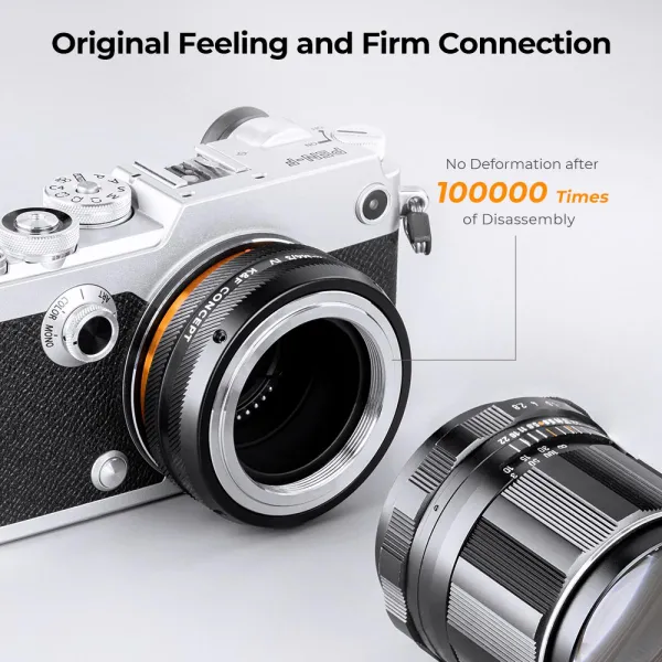 K&F Concept KF, M10126, VYSOKO PRESNÝ ADAPTÉR OBJEKTOV, Antireflexný, M42-M4/3 IV PRO 31151