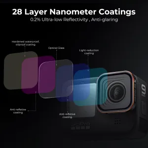 K&F Concept Akčná kamera filtruje UV žiarenie, šošovka s vysokým rozlíšením,... 31130