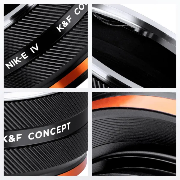 K&F Concept KF, M11106, VYSOKO PRESNÝ ADAPTÉR OBJEKTOV, Antireflexný, NIK-NEX IV PRO 31166
