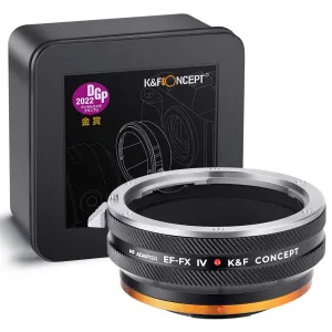 K&F Concept 2022 Vysoko presný držiak adaptéra objektívu s novým dizajnom, EF-FX IV PRO 31168