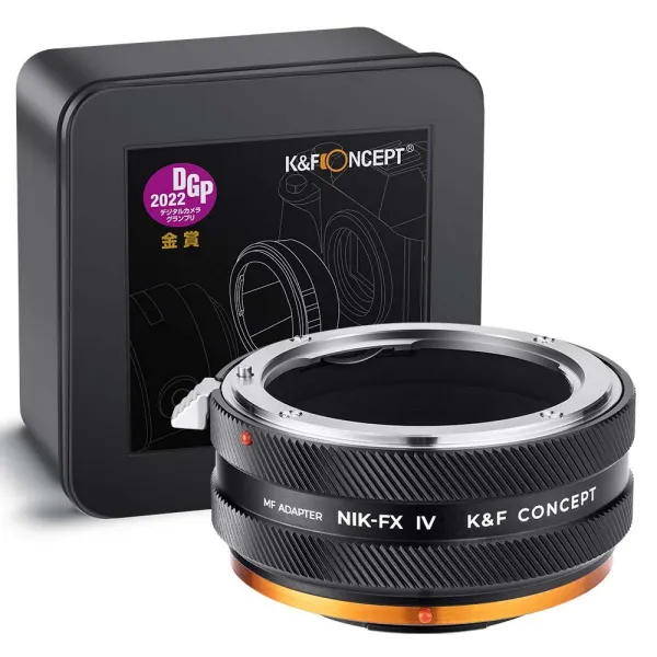 K&F Concept 2022 Vysoko presný držiak adaptéra objektívu s novým dizajnom, NIK-FX IV PRO 31126