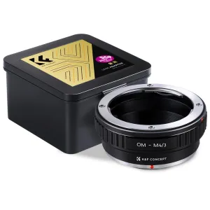 K&F Concept Objektívy Olympus OM k fotoaparátu s bajonetom M43 MFT 31152