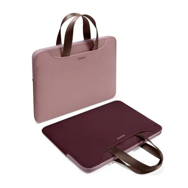 tomtoc Light-A21 Dual-color Slim Laptop Handbag, 13,5 Inch - Raspberry TOM-A21D3P1