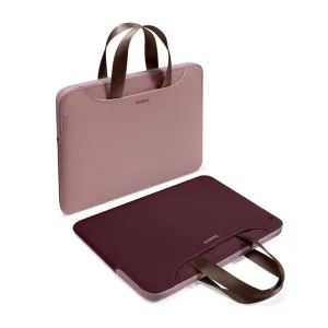tomtoc Light-A21 Dual-color Slim Laptop Handbag, 13,5 Inch - Raspberry TOM-A21D3P1